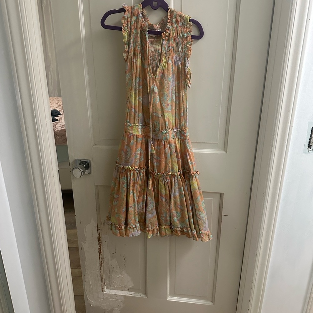 Dear John Multicolor Paisley Mini Dress